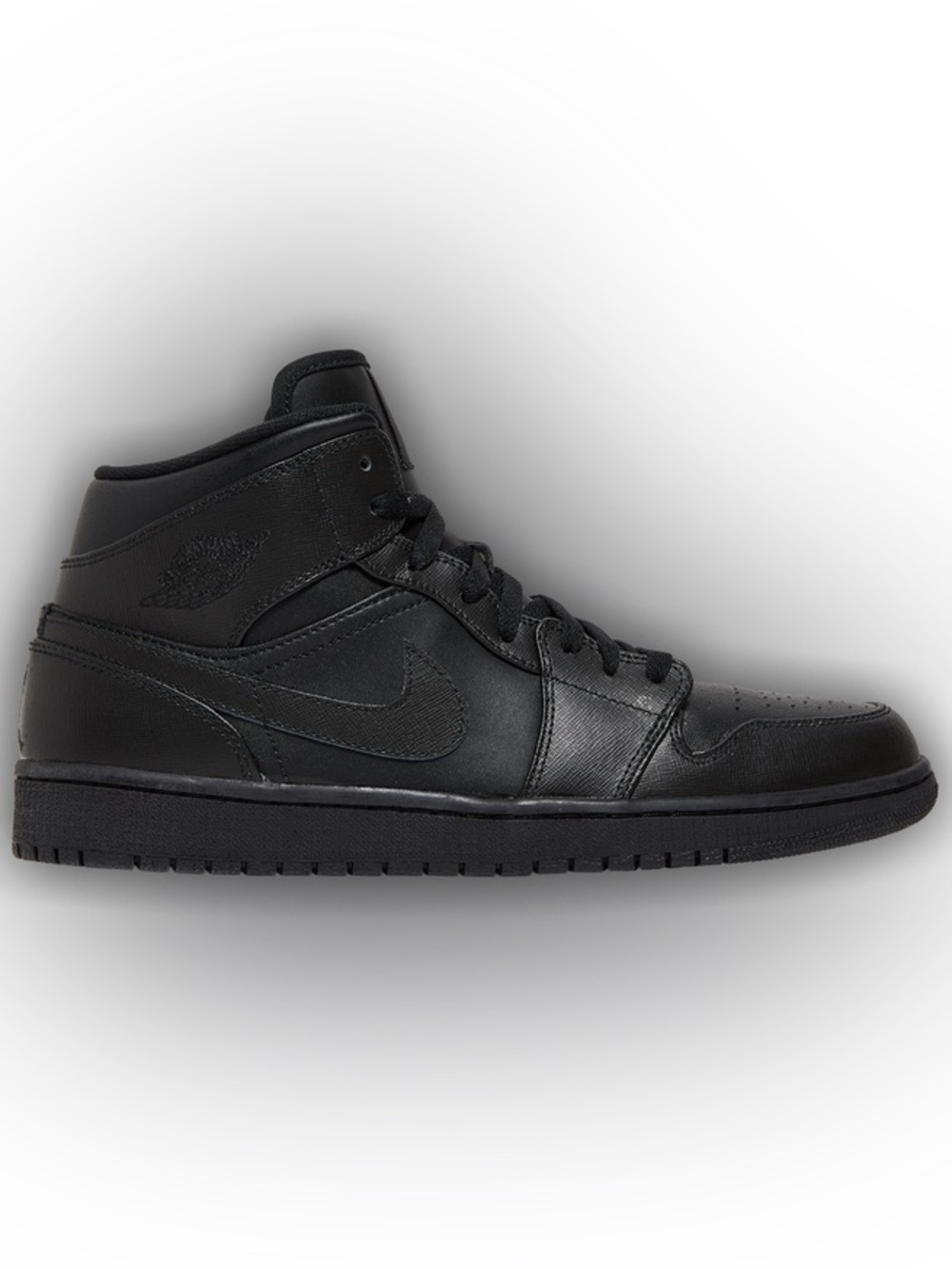 Nike Air Jordan 1 Mid Men's Sneakers - Black